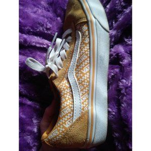 Children's yellow Vans size 3